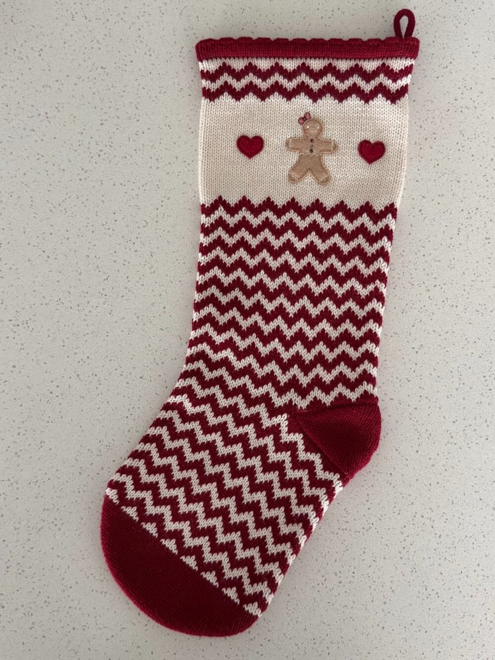 Janie and Jack Knit Christmas Stocking